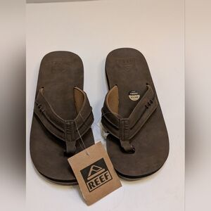 NWT Reef Men's 7 MARBEA SL Espresso Brown Flip flops Sandals